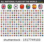 all national flags of the world ... | Shutterstock .eps vector #1517749103