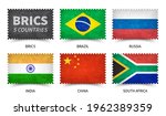brics . association of 5... | Shutterstock .eps vector #1962389359
