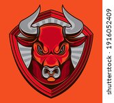 bull logo vector  vector eps 10 | Shutterstock .eps vector #1916052409