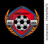 simple soccer logo  vector eps... | Shutterstock .eps vector #1965690673