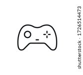 minimal gaming symbol   stream... | Shutterstock .eps vector #1726514473