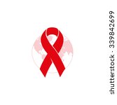 world aids day. awareness.... | Shutterstock .eps vector #339842699