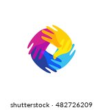 isolated abstract colorful... | Shutterstock .eps vector #482726209