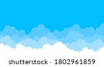 clouds with blue sky background ... | Shutterstock .eps vector #1802961859
