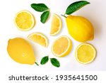 Fresh Organic Yellow Lemon...