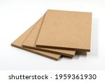 Raw MDF boards. They are mostly used in the production of furniture.