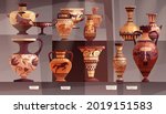 museum  interior  with antique... | Shutterstock .eps vector #2019151583