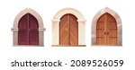 Antique Medieval Wooden Door...