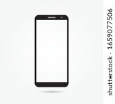 simple smartphone icon vector... | Shutterstock .eps vector #1659077506