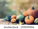 Fall Still Life With Pumpkins...