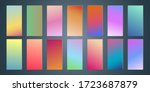 modern vibrant gradient... | Shutterstock .eps vector #1723687879