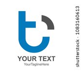 initial letter t logo template... | Shutterstock .eps vector #1083160613