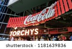 Small photo of HOUSTON, TX, USA - SEPTEMBER 11, 2018: Torchy's Taco's is a bar and restaurant located inside of the Houston Astro's Minute Maid Stadium.