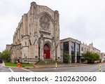 Small photo of Kalamazoo, Michigan, USA - October 21, 2021: The First Presbyterian Church