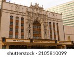 Small photo of Indianapolis, Indiana, USA - October 19, 2021: Indiana Repertory Theatre on Washington Street