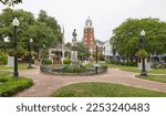 Small photo of Bainbridge,. Georgia, USA - April 16, 2022: The Willis Park and its Civil War Monument
