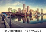 View Of The Boston Harbor In...