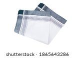 Handkerchief for men isolated on a white background.