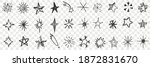 stars hand drawn doodle set | Shutterstock .eps vector #1872831670