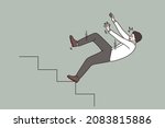 business crisis and failure... | Shutterstock .eps vector #2083815886
