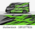 racing car wrap design vector... | Shutterstock .eps vector #1891077826