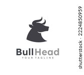bull head logo. abstract bull...