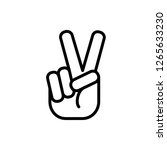 Peace Symbol Icon Vector Trendy
