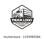 truck logo template | Shutterstock .eps vector #1193985586