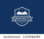 university logo template | Shutterstock .eps vector #1253586589