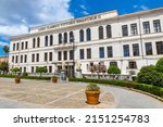 Small photo of Palermo, Italy - May 10, 2018: The Vittorio Emanuele II state classical high school (Liceo Classico Vittorio Emanuele II) in Palermo. 4th oldest classical high school in Italy, founded in 1549