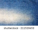 texture of blue jeans... | Shutterstock . vector #211520653