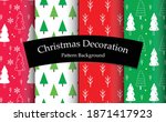 set of handrawn christmas... | Shutterstock .eps vector #1871417923