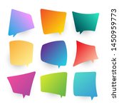 modern gradient blank thought... | Shutterstock .eps vector #1450959773