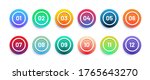 circle 3d icon set with number... | Shutterstock .eps vector #1765643270