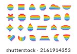 vector rainbow design elements... | Shutterstock .eps vector #2161914353