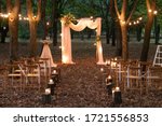 Wedding Arch In The Woods With...