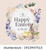 happy easter  vector... | Shutterstock .eps vector #1923947513