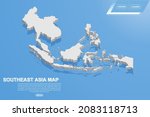 southeast asia map   world map... | Shutterstock .eps vector #2083118713