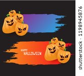halloween web violet grunge... | Shutterstock .eps vector #1198945876
