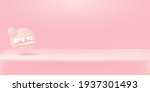 vector empty pastel pink color... | Shutterstock .eps vector #1937301493