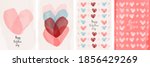 set of vector cards for... | Shutterstock .eps vector #1856429269
