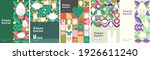 happy easter. patterns. modern... | Shutterstock .eps vector #1926611240