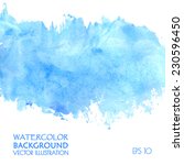 light water blue watercolor... | Shutterstock .eps vector #230596450