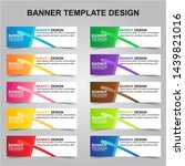set of modern banners... | Shutterstock .eps vector #1439821016
