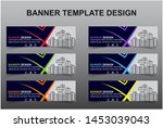 set of modern banners... | Shutterstock .eps vector #1453039043