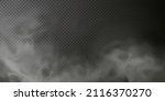white smoke puff isolated on... | Shutterstock .eps vector #2116370270