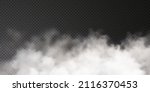 white smoke puff isolated on... | Shutterstock .eps vector #2116370453