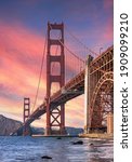 The Golden Gate Bridge In San...