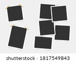 set of photo frames. template... | Shutterstock .eps vector #1817549843