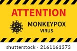 monkeypox virus epidemic... | Shutterstock .eps vector #2161161373